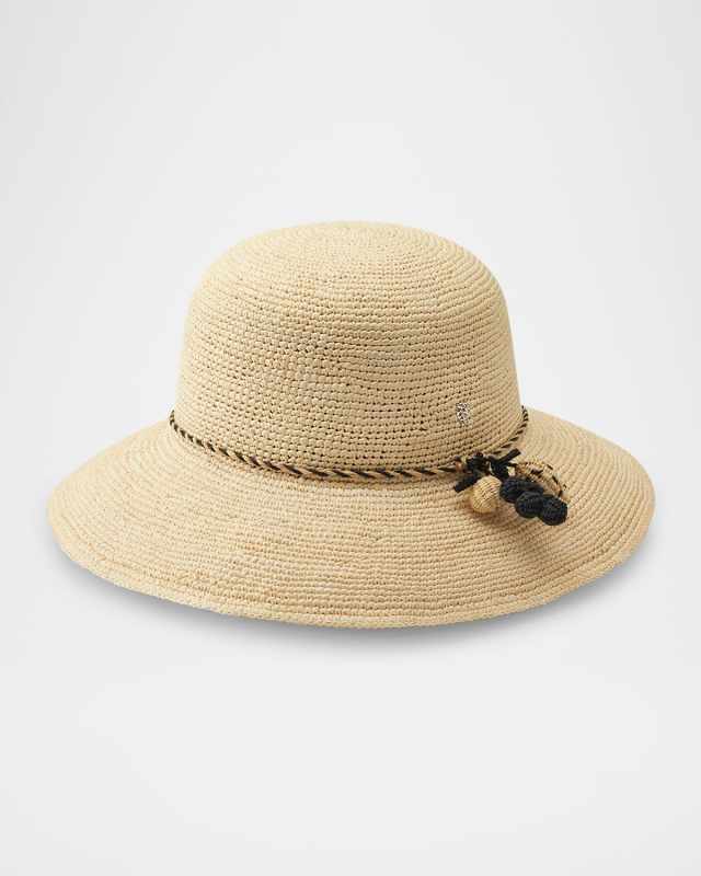 Anais Raffia Woven Floppy Hat